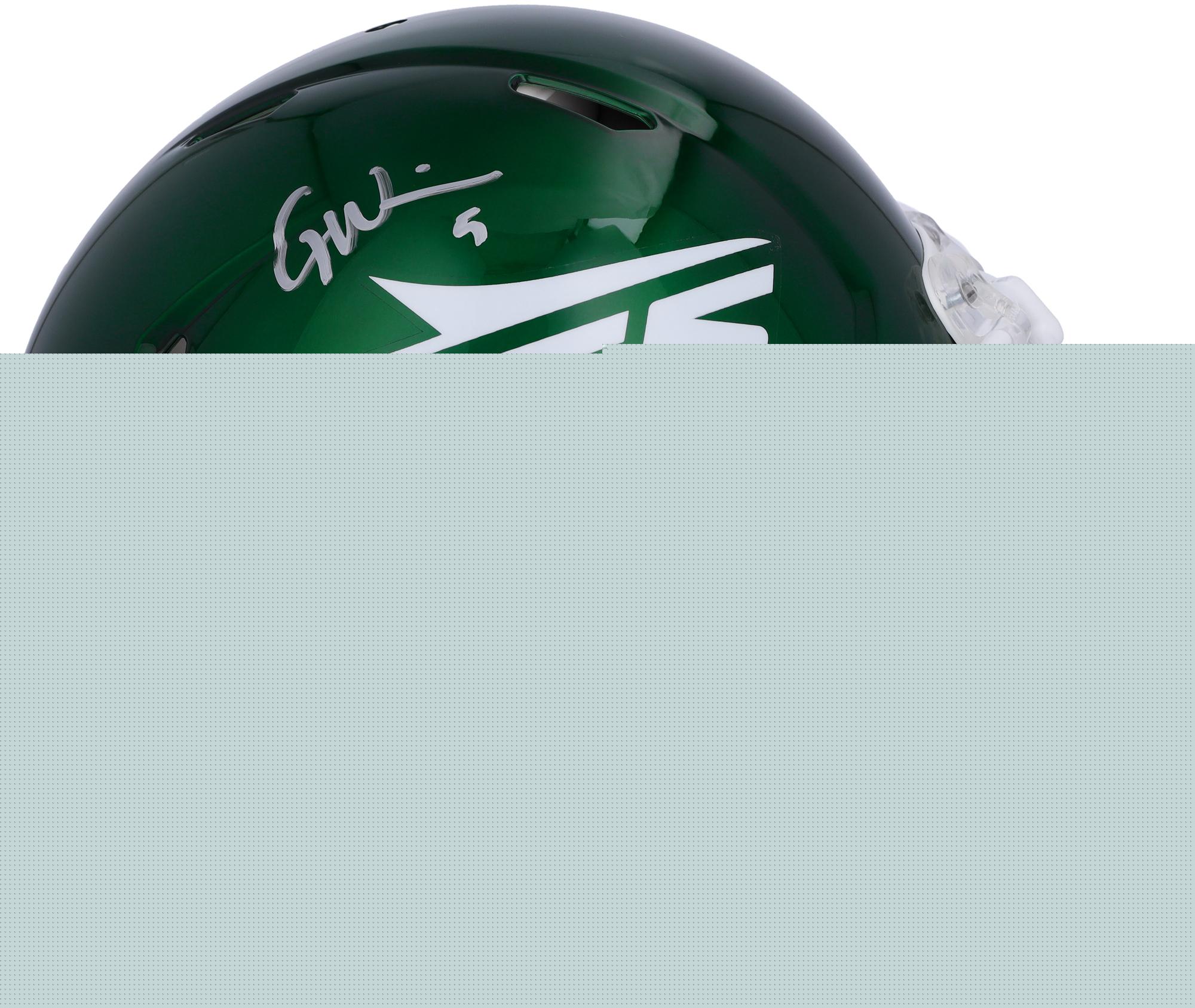Garrett Wilson New York Jets Autographed 2024 Speed Authentic Helmet - Fanatics Authentic Certified