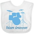 thumbnail image 3 of Inktastic Future Drummer Music Boys Baby Bib, 3 of 4