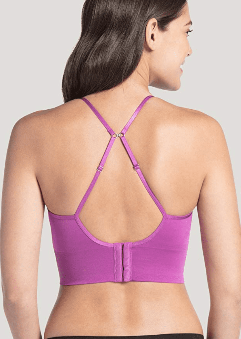 jockey sports bra back closure