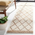 thumbnail image 2 of SAFAVIEH Natura Glenn Diamond Runner Rug, Ivory/Natural, 2'3" x 8', 2 of 8