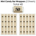 thumbnail image 3 of Big Dot of Happiness We Still Do - 50th Wedding Anniversary - Anniversary Party Candy Favor Sticker Kit - 304 Pieces, 3 of 8