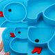 thumbnail image 3 of Cuenco de silicona para bebé, cuenco con ventosa para niños, 100% libre de BPA, fuerte succión para la mesa, plato antideslizante para comer para bebé, color azul ER, 3 of 5