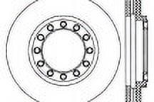 Centric 320.43016 Centric GCX Disc Brake Rotors - Partial Coating Fits select: 1997-2009,2011-2018 ISUZU NPR
