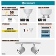 thumbnail image 5 of foco led mr16 ecosmart 3.5 w 370 lúmenes luz blanca 3 piezas, 5 of 5