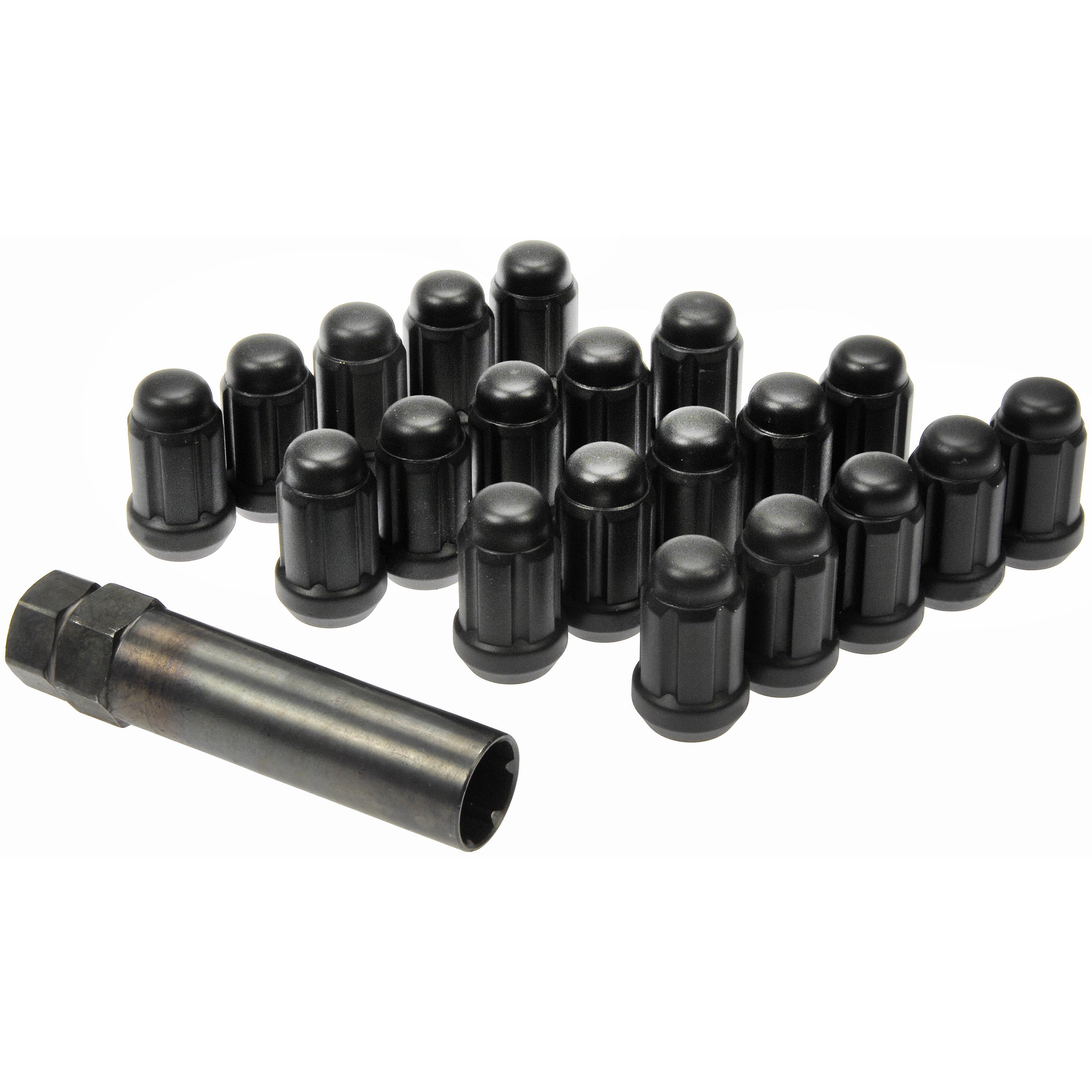 Dorman 711-355C Wheel Lock Set for Specific Models, Matte Black (Pack of 20) Fits select: 1996-2021 TOYOTA RAV4, 1983-2021 TOYOTA CAMRY