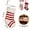 MIX -8PCS, variant on Dalrosia 8PCS Mini Cable Knitted Christmas Stockings 8'' White Red Strips Christmas Stockings with Claw Pattern Small Soft for Fireplace and Stair Decorations,Holiday Family Stockings