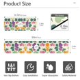 thumbnail image 3 of Yayeee Faucet Mat for Kitchen Sink 14.7" Diatomite Long Splash Guard Pad, Purple Clover Pattern, 2 Pack, 3 of 7