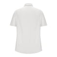 thumbnail image 5 of Mens Cotton Henley T-Shirts Short Sleeve Button Down Casual Basic Tees Work Solid Shirts with Split Side, 5 of 6
