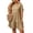 Khaki-A, variant on Bnwani Plus Size Summer Dresses,Women's Dresses,Crew Neck,Chiffon,Embroidered,Color Block,Light Blue,XL
