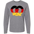 thumbnail image 3 of Inktastic German Flag in Pretzel Shape Long Sleeve T-Shirt, 3 of 5