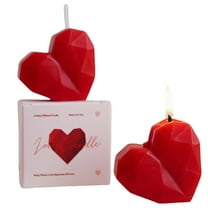 Valentine's Day Candles,Handmade Scented Red Heart Candles,Rose Shaped Flower Candles,Mini Flower Tealight Candles,Mini Heart Candles,Romantic Candles for Wedding,Anniversary(1 pcs)