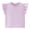 Purple, variant on YOUYEDIAN Toddler Girls Ruffle Sleeve T Shirt Puff Short Sleeve Basic Tank Top Blouse Plain Solid Kids Casual Clothes (Beige, 9-10 Years)