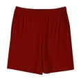 thumbnail image 3 of Diufon Summer Shorts for Kids Casual Solid Color Shorts with Pockets Elastic Waist Lounge Shorts, 3 of 5