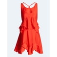 thumbnail image 5 of Devil Wears Prada Scoop Collection Women’s and Women's Plus Mini Ruffle Tank Dress, Sizes XS-4X, 5 of 5