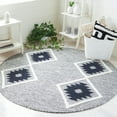 thumbnail image 2 of SAFAVIEH Vermont Yolonda Geometric Area Rug, Black/Ivory, 3' x 5', 2 of 9