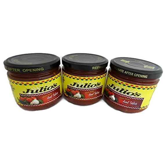 Julios - Salsa Hot - 11.5 OZ, Case of 6
