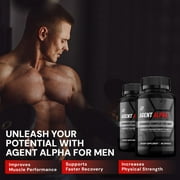 Agent Alpha for Men Capsules, 5 Pack, 300 Capsules