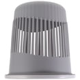 thumbnail image 6 of Soimiss Office Trash Basket Plastic Rubbish Can Grey Simple Look Practical for Office, 6 of 8