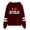 Claret, variant on I Love Maddox Batson Pullover Pocketless Parallel Bars Sleeve Streetwear Sweatshirts