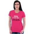 thumbnail image 4 of Funny Sarcastic Hunting Hunters Joke Womens Fitted Plus Size Graphic Tee Brisco Brands 3X, 4 of 5