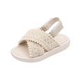 thumbnail image 2 of Bixock Toddler Sandals Summer Solid Color Use Slide Open Toe Soft Sole Non Beach Toddler Shoes Breathable Boys Casual Shoes, 2 of 6