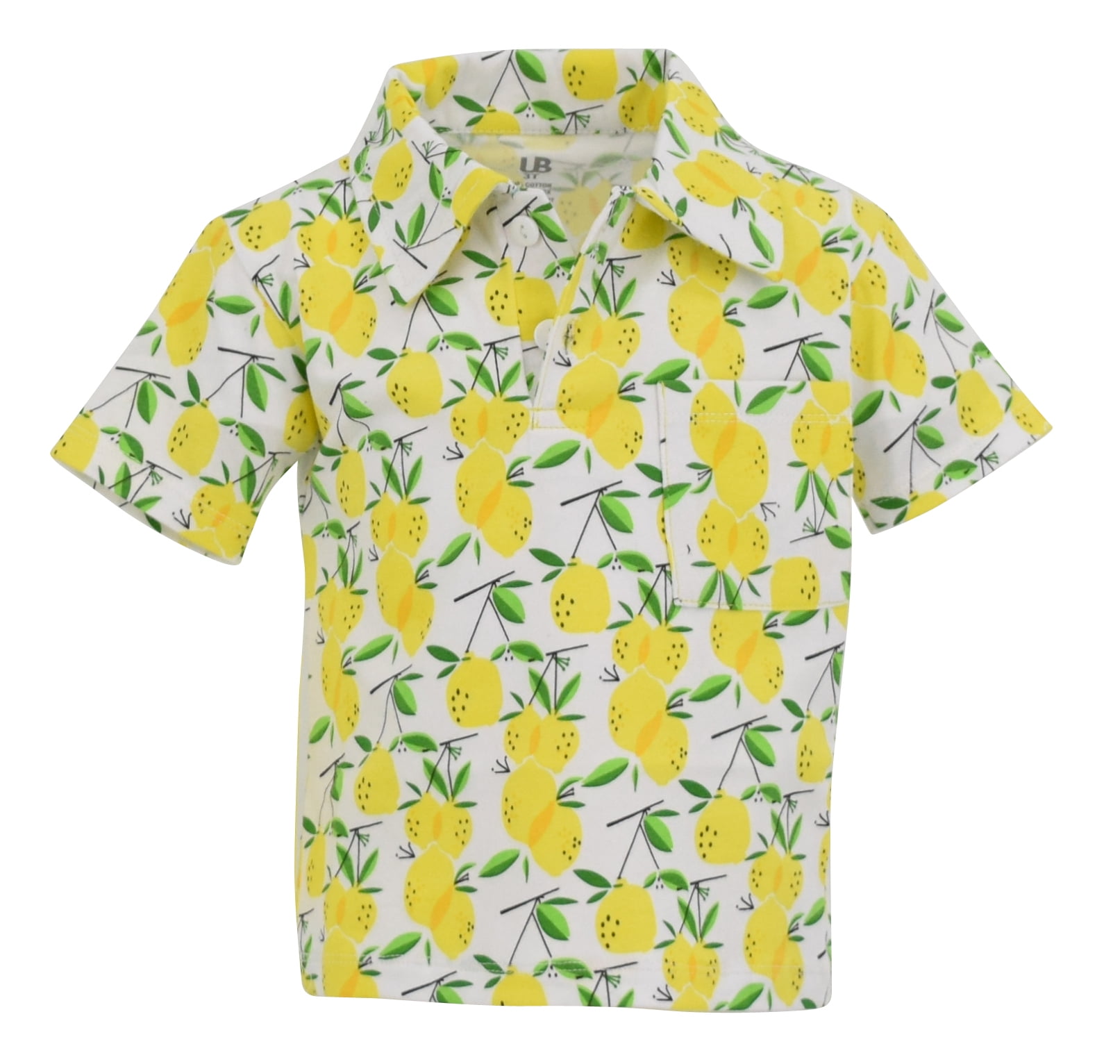 lemon polo shirt
