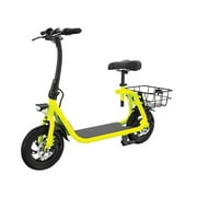GlareWheel EB-NTEC1 Commuting Electric Bike and Scooter, Neon Green