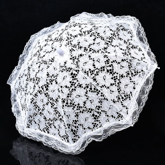 Lace Umbrella Parasol Vintage Umbrellas for Bridal Shower Theatrical Performance