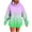 Green, variant on Cavosen Women's Ombre Hoodies Sweatshirt Kangaroo Pockets Long Sleeve Graphic Pullover Athletic Soft Soft Workout Casual Hoodies