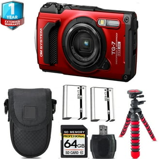 OLYMPUS デジタルカメラ TG TG-6 RED Olympus Tough TG-6 Adventure-Ready Compact Camera - Red, 12MP, 4x