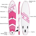thumbnail image 5 of Summer Savings Fbsport 11ft Inflatable Paddle Board SUP, 6'' Thick W/Paddling Fins Pump & Accessories Pack, Pink, 5 of 11