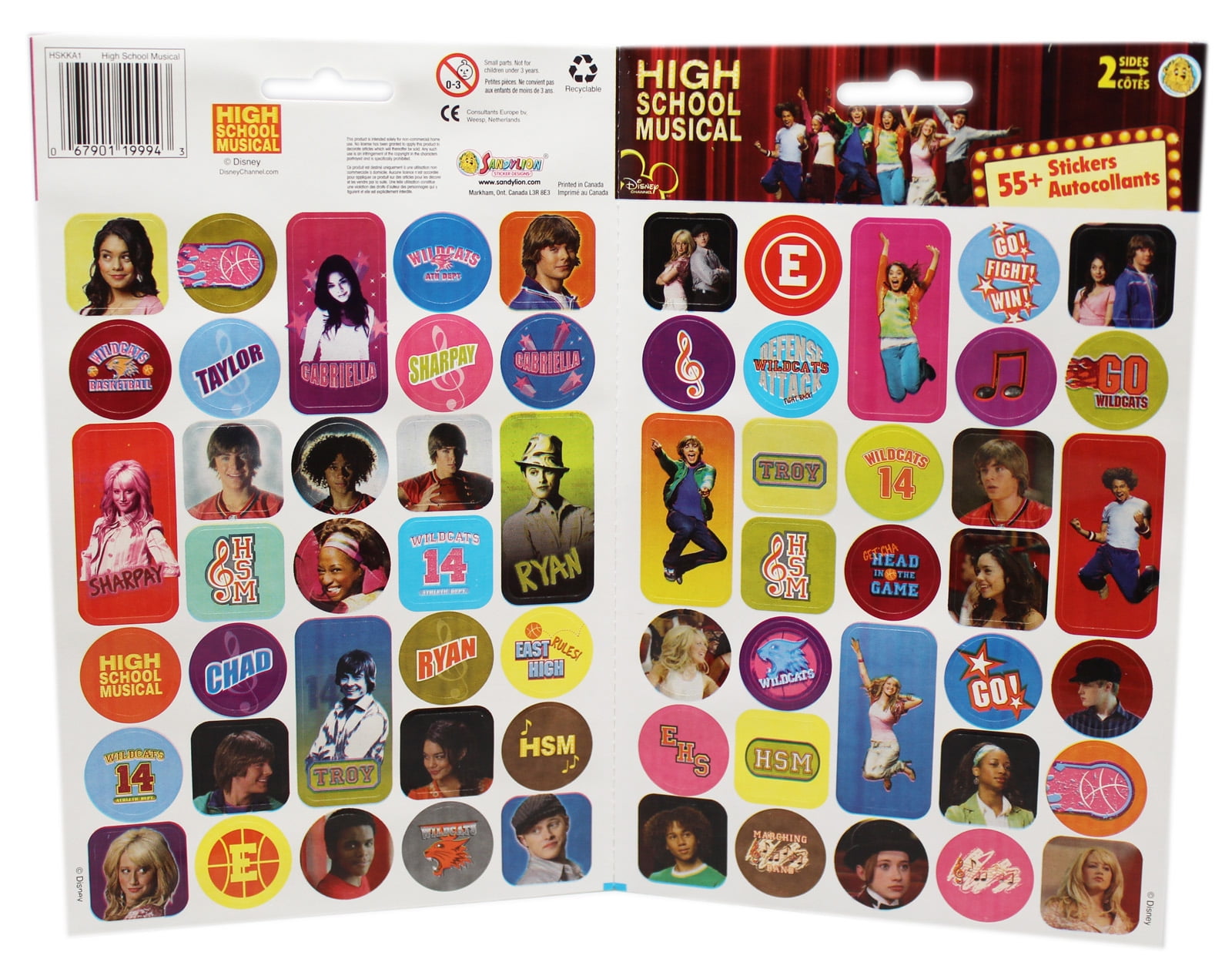 Disney's High School Musical Jump Into the Music Stickers (55+ Stickers) -  Walmart.com