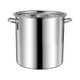 thumbnail image 2 of Olla de acero inoxidable para sopa de guiso, con agarre cómodo y cubo para aceite 10L, 2 of 9