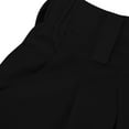thumbnail image 7 of Womens High Waist Pants Wide Leg Casual Pleated Side Elastic Waist Loose Casual Long Pants With Pocket Black XS, 7 of 7