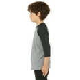 thumbnail image 3 of Bella + Canvas Youth 3/4-Sleeve Baseball T-Shirt - 3200Y, 3 of 3