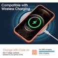 thumbnail image 5 of Liquid Silicone Case for iPhone 12 Pro, [Camera Protection] [Anti Fingerprint] [Wireless Charging] 4 Layer Phone Case Protective Cover, Built-in Microfiber Case Cover, 6.1", Orange, 5 of 15