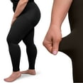 thumbnail image 6 of ABSOLUTE SUPPORT Plus Size Women Compression Leggings 20-30mmHg Black, 3X-Large, 6 of 7