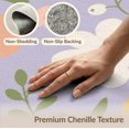 thumbnail image 6 of ODIKA 4'x6' Lavender Floral Elegance with Pastel Washable Area Rug Charming Spring Garden Motif, Serene Decor Accent Pet Friendly, Non-Shedding for Bedroom, Reading Nook, 6 of 7