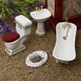thumbnail image 3 of Juego de Muebles de Baño en Miniatura 4 Piezas Zulema Baño de cerámica, 3 of 8