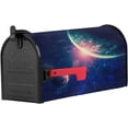 thumbnail image 2 of Mailbox Cover Magnetic Mailbox Wraps, Beautiful Outer Space Planet Mailbox Covers Standard Size 18x21 Inch Mail Wrap Post Letter Box Decoration for Outdoor Gardern Yard, 2 of 6