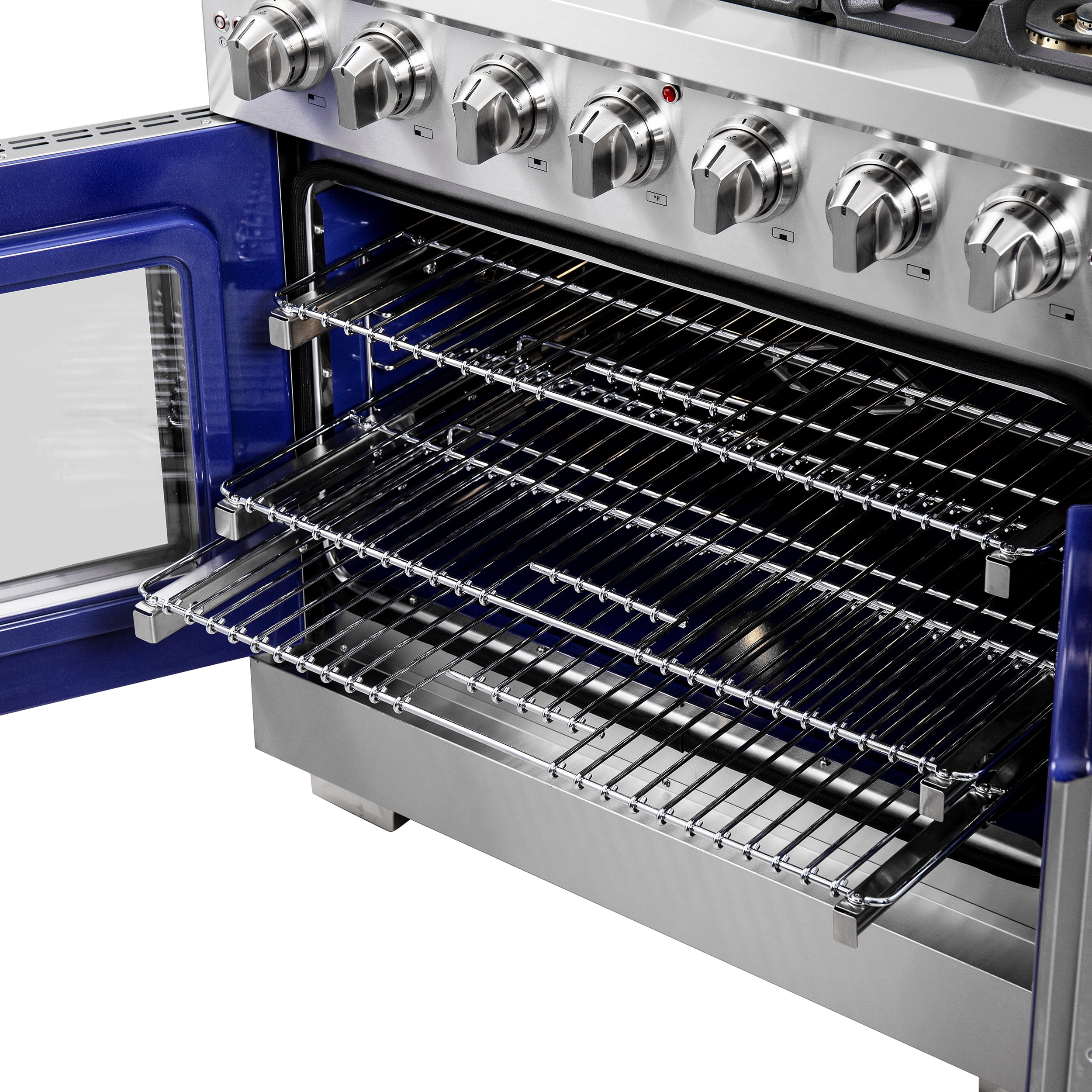 FORNO Capriasca 36" Freestanding French Door Gas Range