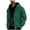 Green, variant on Chiccall Mens Hooded Jackets Thickened Fleece Lined Winter Warm Coat Casual Vintage Windproof Hoodie Outwears for Men