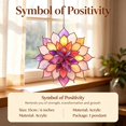 thumbnail image 4 of 6in Suncatcher Window Hanging Decor, Bohemian Flower Colorful Pendant for Home, Garden, Gifts, 4 of 6