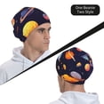thumbnail image 6 of Salouo Space Planet Print Unisex Beanie Hat,Knitted Baggy Skull Cap Winter Warm Hats Beanie Sleep Hats Cancer Headwear Caps for Women & Men 1 Pieces, 6 of 7