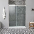 thumbnail image 3 of OVE Decors Bel Soft-Close Brushed Nickel 2-Piece 60" Base/Door Alcove Shower Kit, 3 of 19