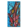 thumbnail image 1 of All My Walls 'Small Splay 9' by Wendy Morris Painting Print Plaque, 1 of 1