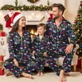 thumbnail image 6 of Jkety Silk Christmas Pajamas for Family - Matching Satin Pajamas Sets Long Sleeve Button Down Comfy Loungewear Sets, 6 of 7