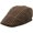 Brown, variant on Houndstooth Plaid Check Pattern Newsboy Hat Wool Adjustable Flat Cap LD31461