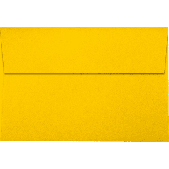 LUXPaper A10 Invitation Envelopes, Sunflower, 6 x 9 1/2, 50/Pack