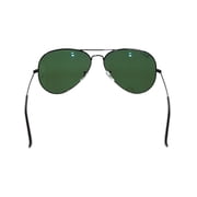 Ray-Ban Mens Polarized Aviator RB3025-002/58-62 Black Sunglasses